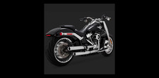 Vance & Hines Eliminator 300 Slip-On Pcx Mufflers For Softail  18-20 M8 16722