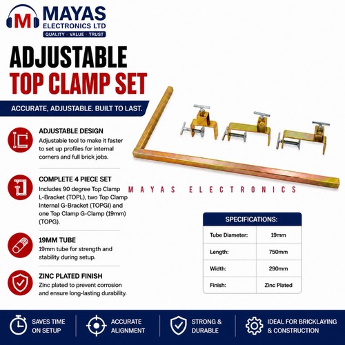 Heavy duty 19mm top clamp - duty,