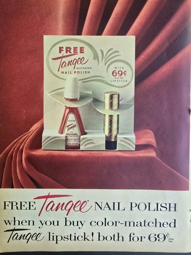 1961 tangee lipstick color - tangee,