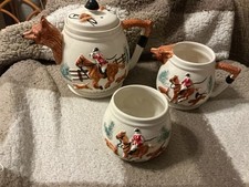 Vintage Fox & Hounds Tea Set