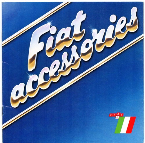 Fiat accessories 1978 - fiat, uk