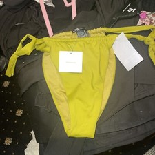 Zara Bikini Bottoms XL Lime 