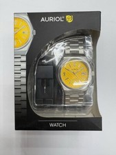 Auriol Colour Edition 5Bar Quartz Movement Watch - Yellow