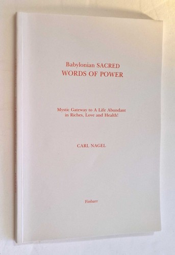 Nagel babylonian sacred words - sacred,