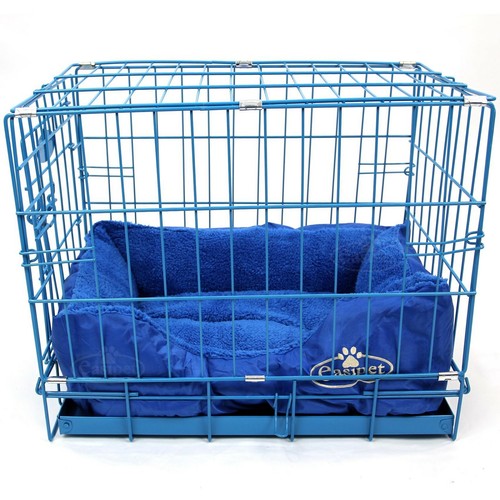 Blue dog cage - cage, faux