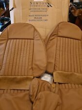 TRIUMPH SPITFIRE SEATS LEATHER NEWTON COMMERCIAL LEATHER COVERS FITTING OPTIONS