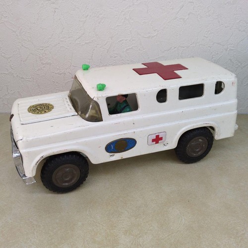 Marusan vintage tin toy - vintage, car