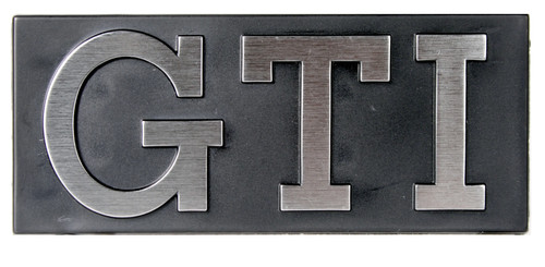 Gti grille emblem - emblem, badge