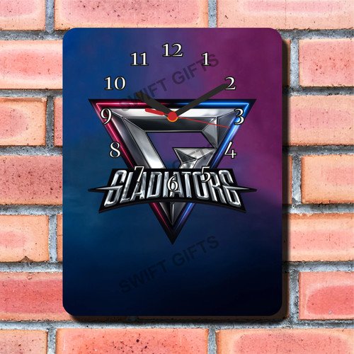 Gladiators design wall clock - design,