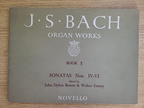 Bach organ works book - organ, 4