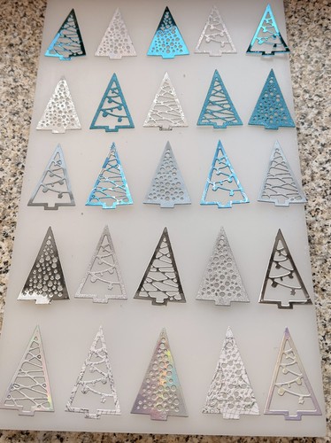 Christmas die cut mix - mix, of