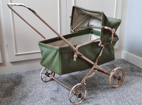 Vintage retro doll pram for - pram,