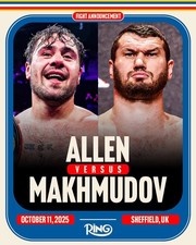 ALLEN vs MAKHMUDOV Boxing DVD