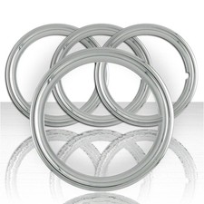 SET OF 4 15" CHROME Steel