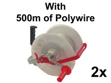 2 x Electric Fence 3:1 Geared