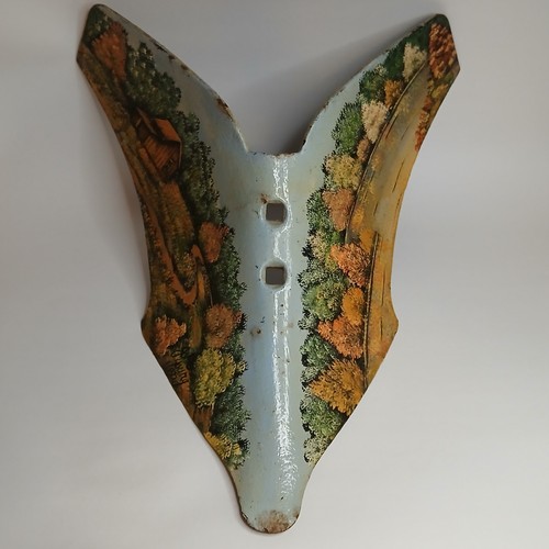 Vtg hand painted butterfly - hand,