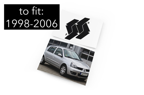 Cars emblem clio vinyl - emblem,