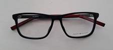 TOMMY HILFIGER TH 107 Mens Eyewear Optical Glasses Frames, Brand New, Black Red