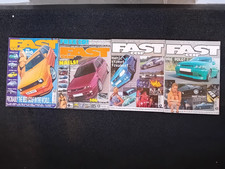 Fast Car Magazines 1999 x 4 magazines- March June October November mancave
