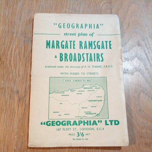 Vintage geographia street plan - geographia,