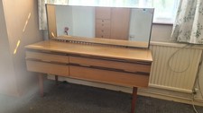 Avalon Yatton 4 drawer Vintage dressing table with Mirror 1960's Teak