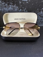 Louis Vuitton Evidence Sunglasses Z1020W Gold Brown Monogram