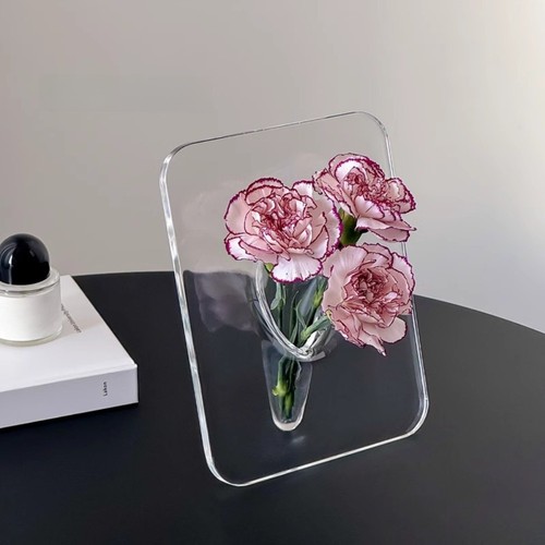 Decorative frame flower vase - flower,