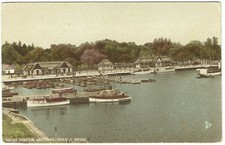 OULTON BROAD  POSTCARD -  YACHT STATION & PARK  OULTON BROAD NORFOLK