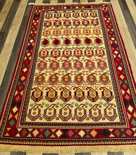 Wool kilim rug 123x195cm - rug,