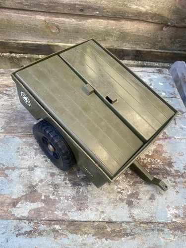 Action man jeep trailer - man,