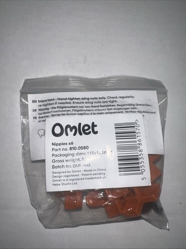 Omlet nipples chicken - nipples, waterers