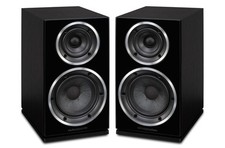 Wharfedale Diamond 220 Black – 2‑Way Bookshelf Speaker Pair