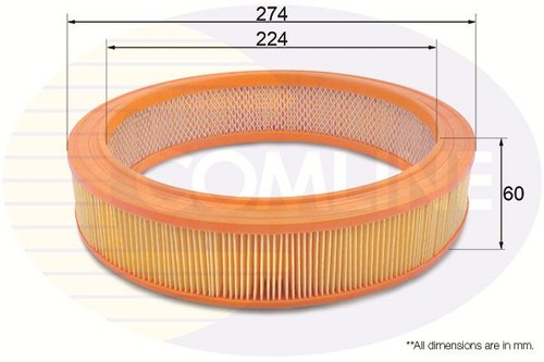 Comline engine air filter fits - comline,