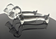 Vintage Glass Schnauzer Knife