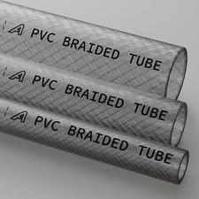 Clear pvc braided hose - braided,