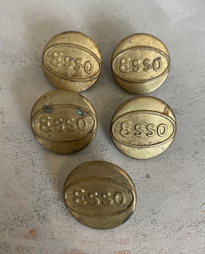 Set vintage brass esso - of,