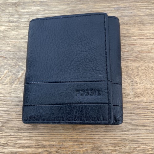Fossil men black - fossil, leather