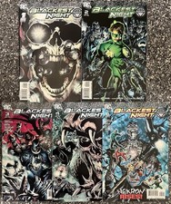 DC COMICS Blackest Night #1 - 5 2009 Complete 5 Issue Run Green Lantern VFN/NM