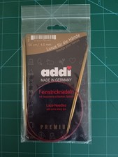 Addi Circular Metal Lace Knitting Needles