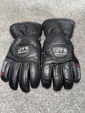 Black Leather JTS Motorcycle