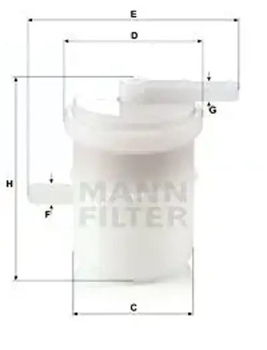 Fuel filter line wk - in-line,