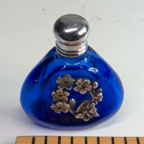 Blue decorative glass crystal - blue,
