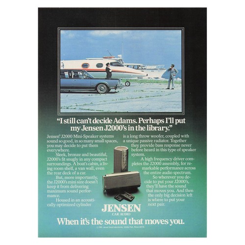 Jensen car audio j2000 - jensen,