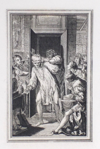 Old antique print erotica - antique,