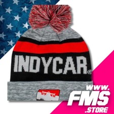 INDYCAR POM STRIPED KNIT BOBBLE HAT