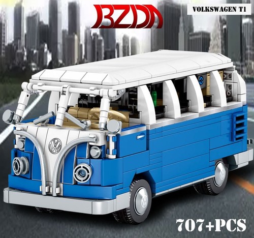 Retro camper van pullback - van,