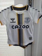Brand New Official Everton Third Kit 21/22 Season 6-12 Months Baby Kids Full Kit
