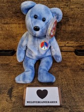 Ty Peace Logo Bear Beanie