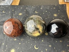 1.145kg Mixed Crystal Gemstone Spheres Sphere Wholesale Job Lot CC2