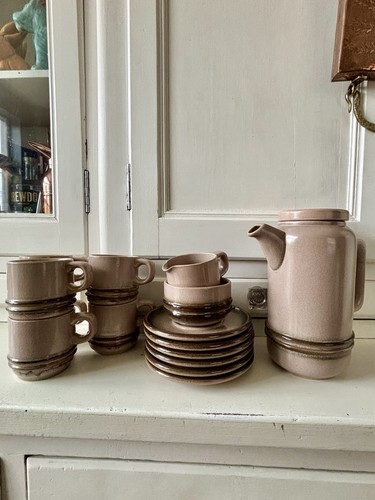 Green oriel coffee set - green,